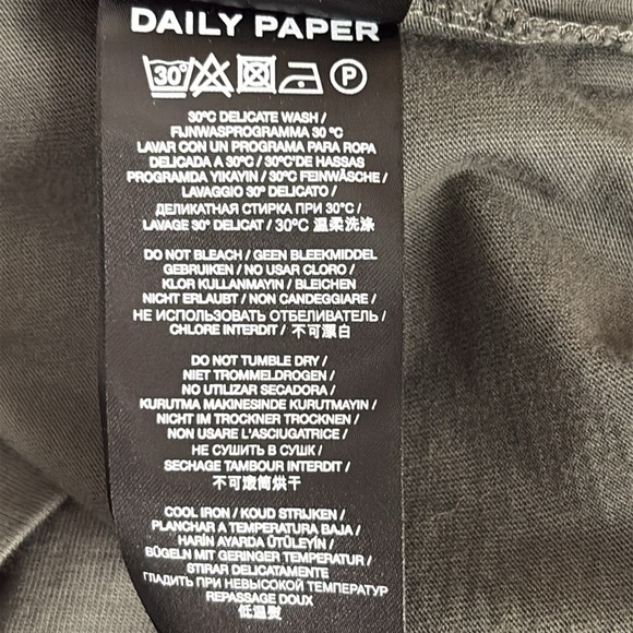 Daily Paper 100% Cotton Short Sleeve T Shirt in Chimera Green - Size XL - Picture 12 of 14